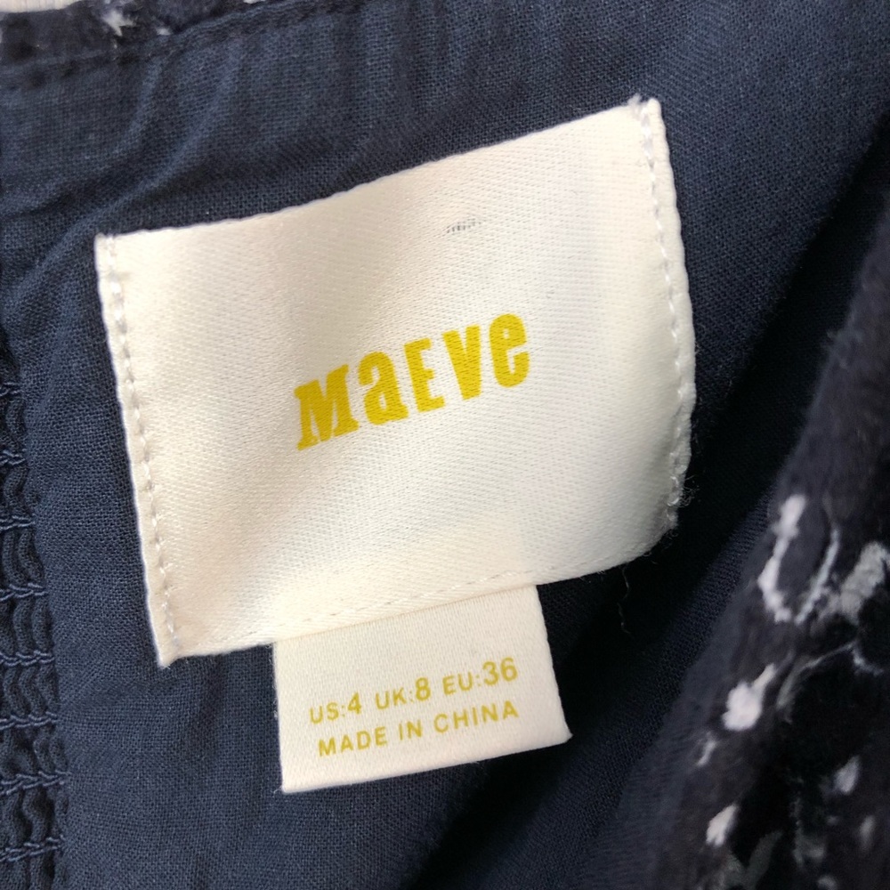 Anthropologie Maeve Lillianne Eyelet Dress Size 4 - Picture 8 of 11